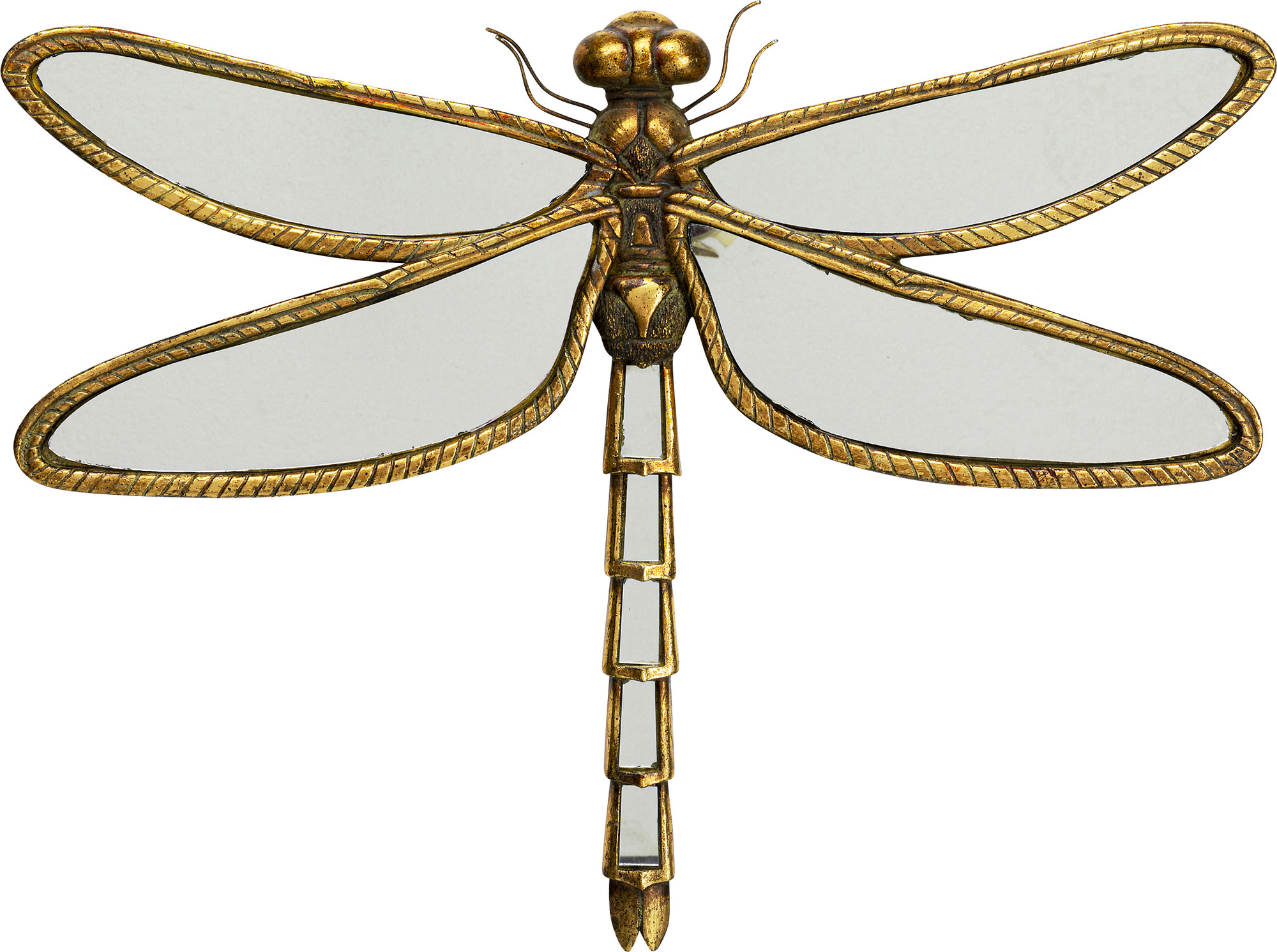Wandschmuck Dragonfly Mirror 36x46cm