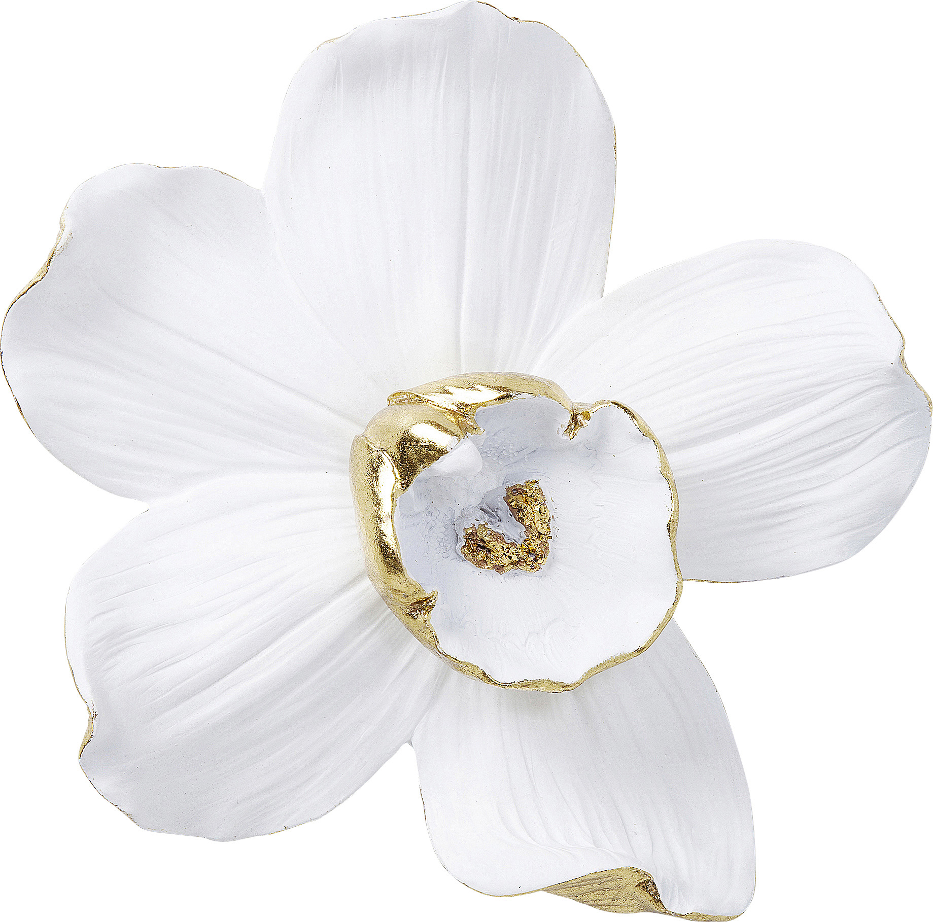 KARE DESIGN Wanddeko Orchidee 24x25cm Weiß