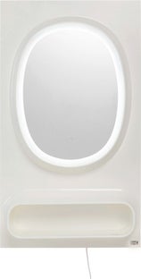 Wandspiegel Aero LED Weiß 80x141cm – Grafik-1.