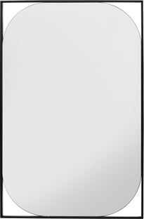 Wandspiegel Bonita Schwarz 71x109cm – Grafik-1.