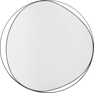 Wandspiegel Bonita Schwarz Ø80cm - Einzelstück – Grafik-1.