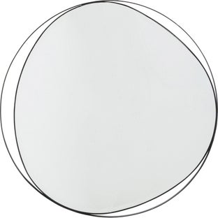 Wandspiegel Bonita Schwarz Ø80cm – Grafik-1.