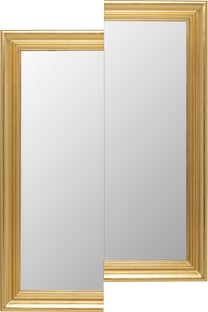Wandspiegel Double Vision Rectangular 121x81cm – Grafik-1.
