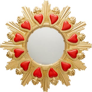 Wandspiegel Flaming Heart Ø39cm – Grafik-1.