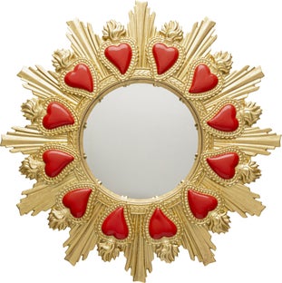 Wandspiegel Flaming Heart Ø39cm – Grafik-1.