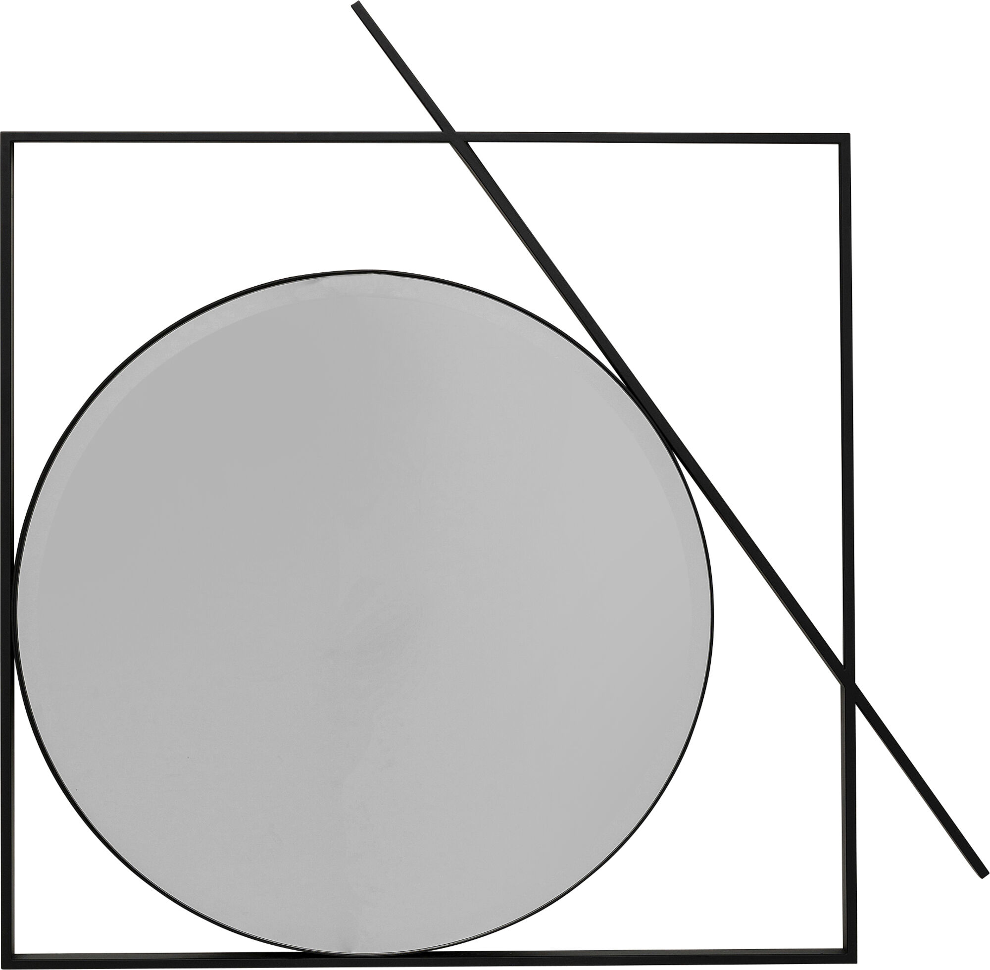 Wandspiegel Miro 88x88cm - Einzelstück – Grafik-1.