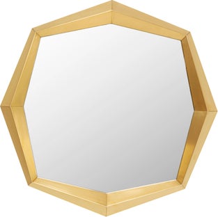 Wandspiegel Octagon Gold 80x80cm – Grafik-1.