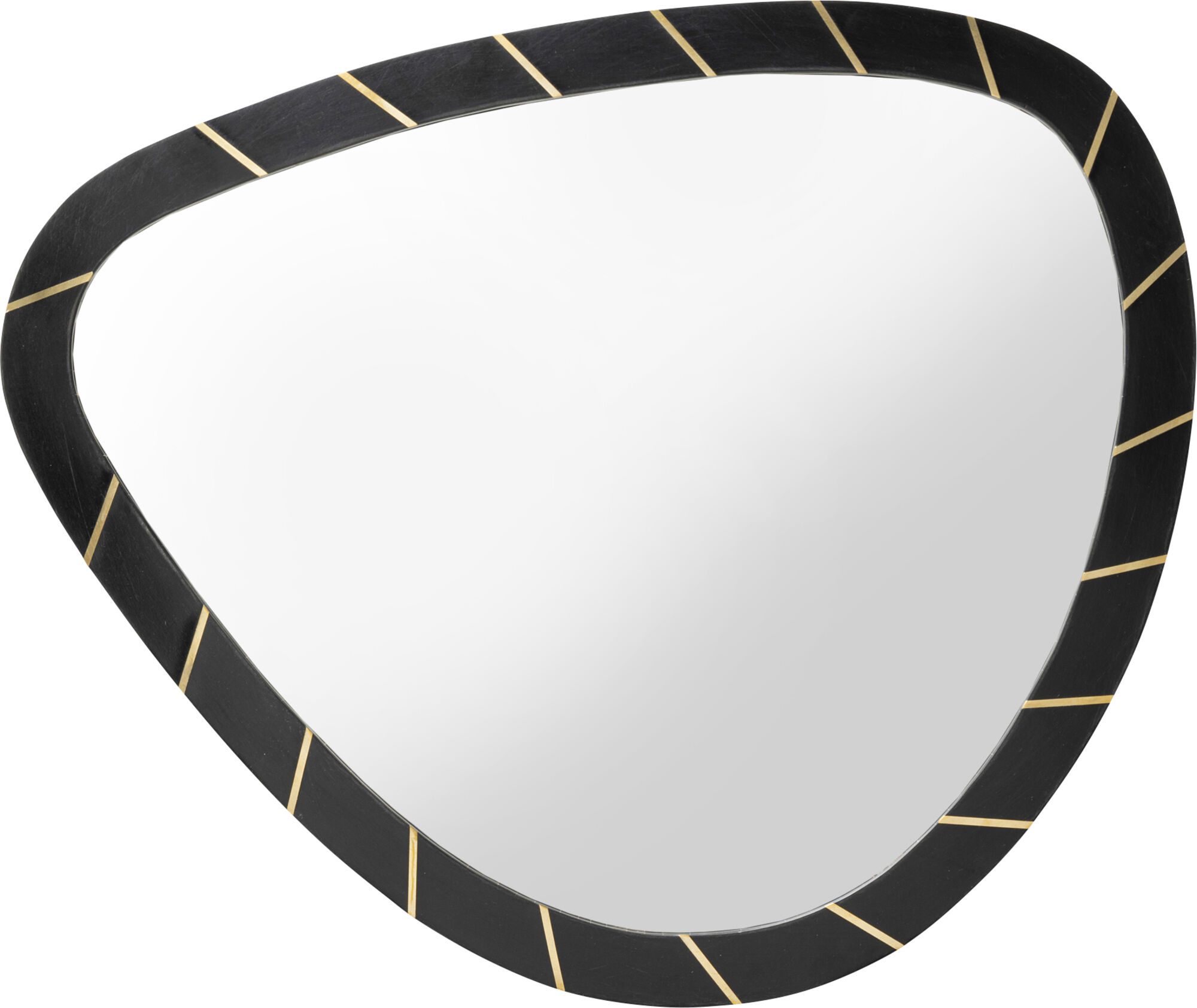 Wandspiegel Planos Schwarz 65x77cm – Grafik-1.