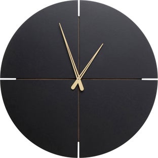 Wanduhr Andrea Schwarz Ø60cm – Grafik-1.