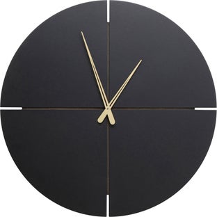 Wanduhr Andrea Schwarz Ø60cm – Grafik-1.