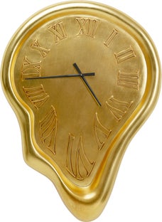 Wanduhr Big Drop Gold 92x127cm – Grafik-1.