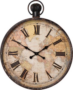 Wanduhr European Map 96cm – Grafik-1.
