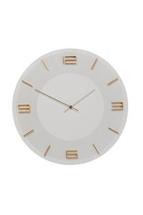 Wanduhr Leonardo Weiß/Gold Ø49cm – Grafik-1.