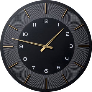 Wanduhr Lio Schwarz Ø60cm – Grafik-1.