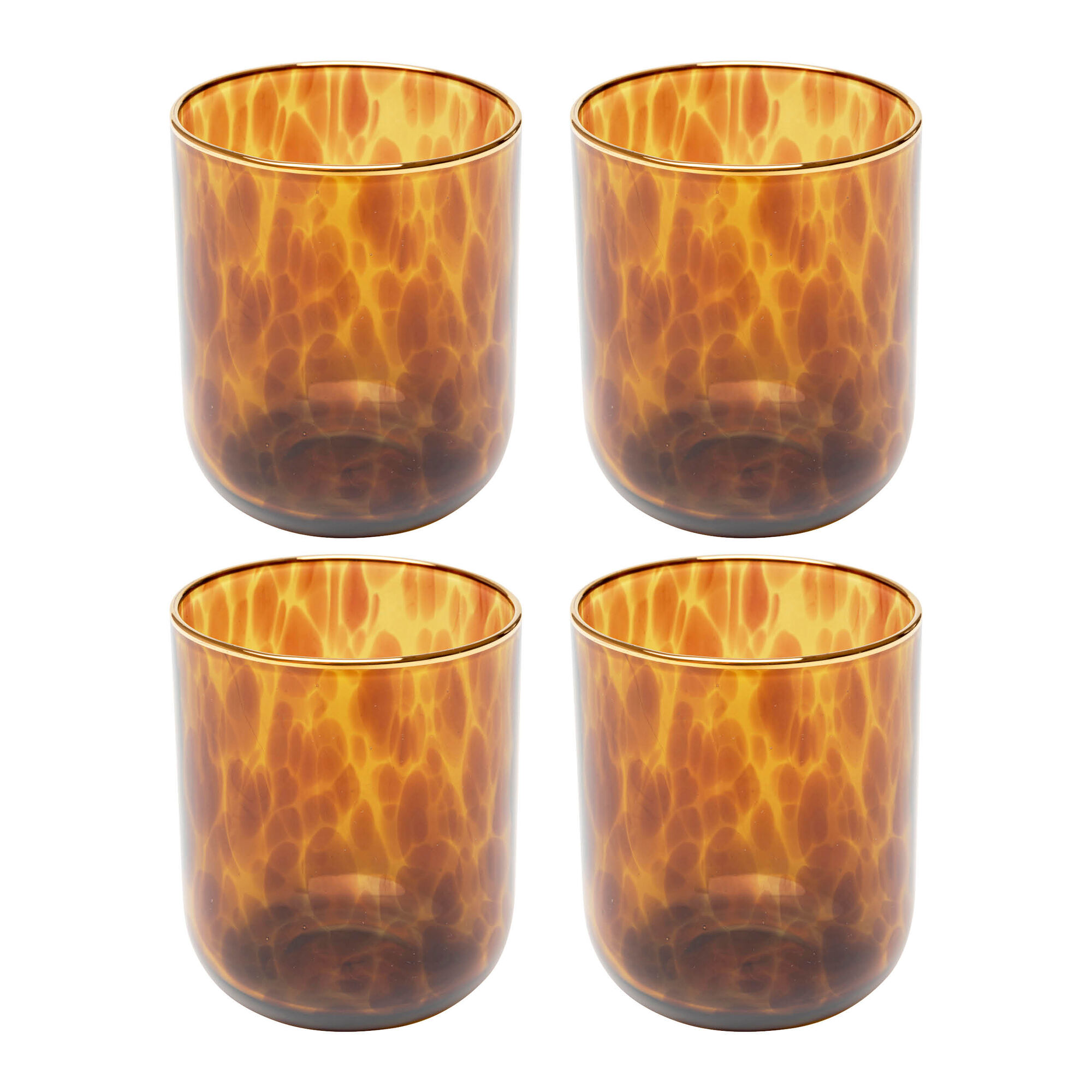 Wasserglas Caramel 10cm (4/tlg.) – Grafik-1.