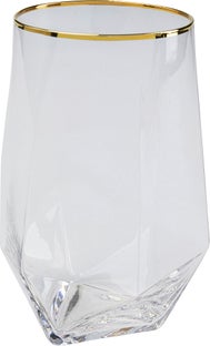 Wasserglas Diamond Gold Rim – Grafik-1.