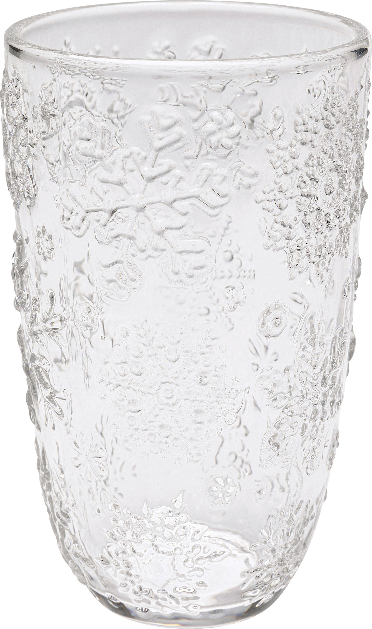 Wasserglas Ice Flowers Klar