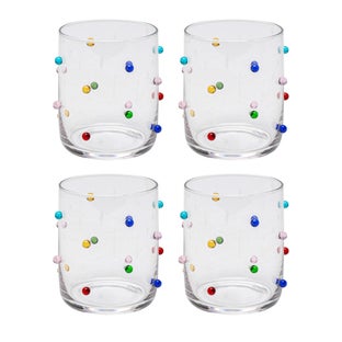 Wasserglas Party Dots 9cm (4/tlg.) – Grafik-1.