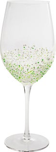 Weinglas Confetti Grün 24 cm – Grafik-1.