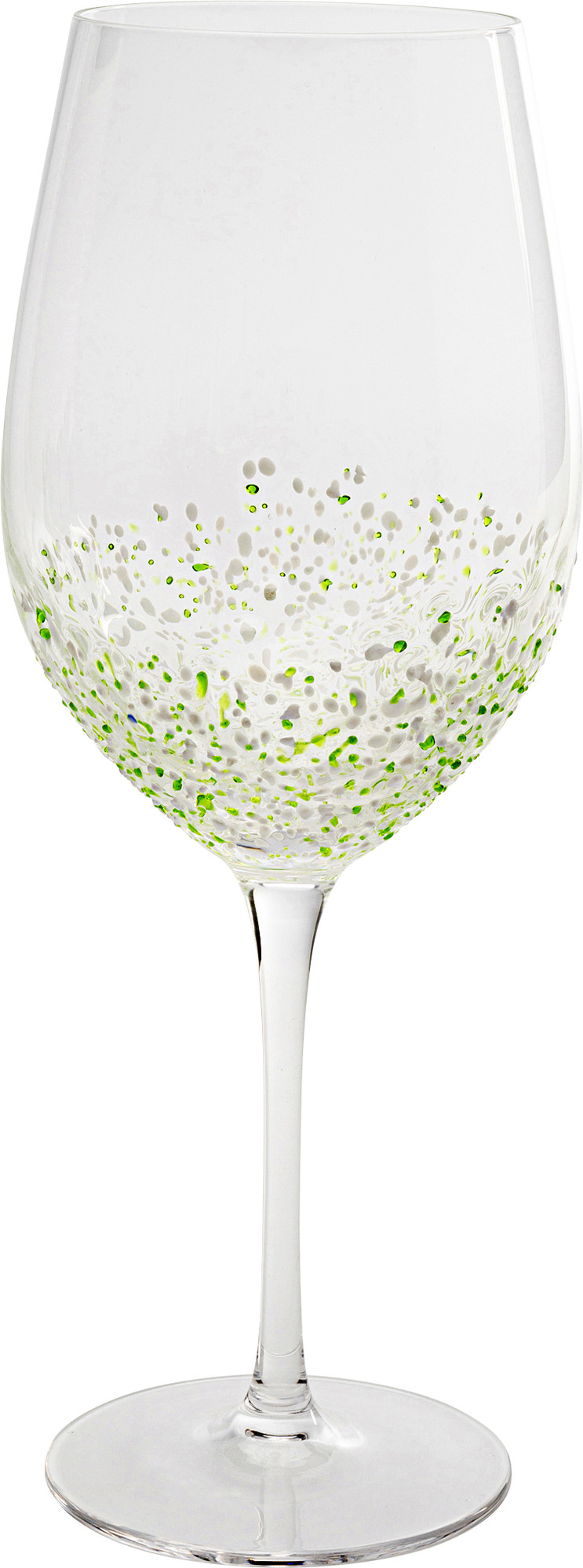 Produkt: Weinglas Confetti Grün 24 cm.