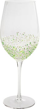 Produkt: Weinglas Confetti Grün 24 cm.