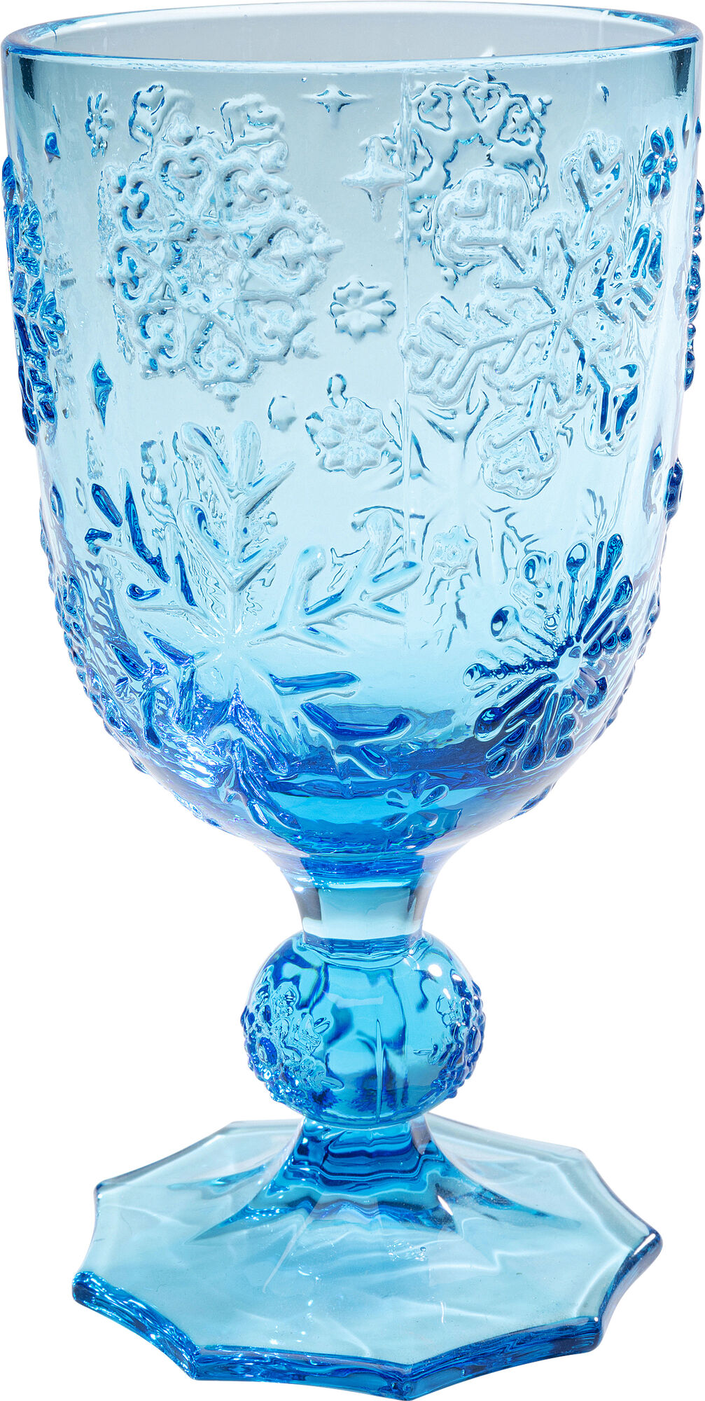 Weinglas Ice Flowers Blau – Grafik-1.
