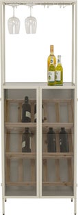 Weinregal Porto Bar Greige 60x170cm – Grafik-1.