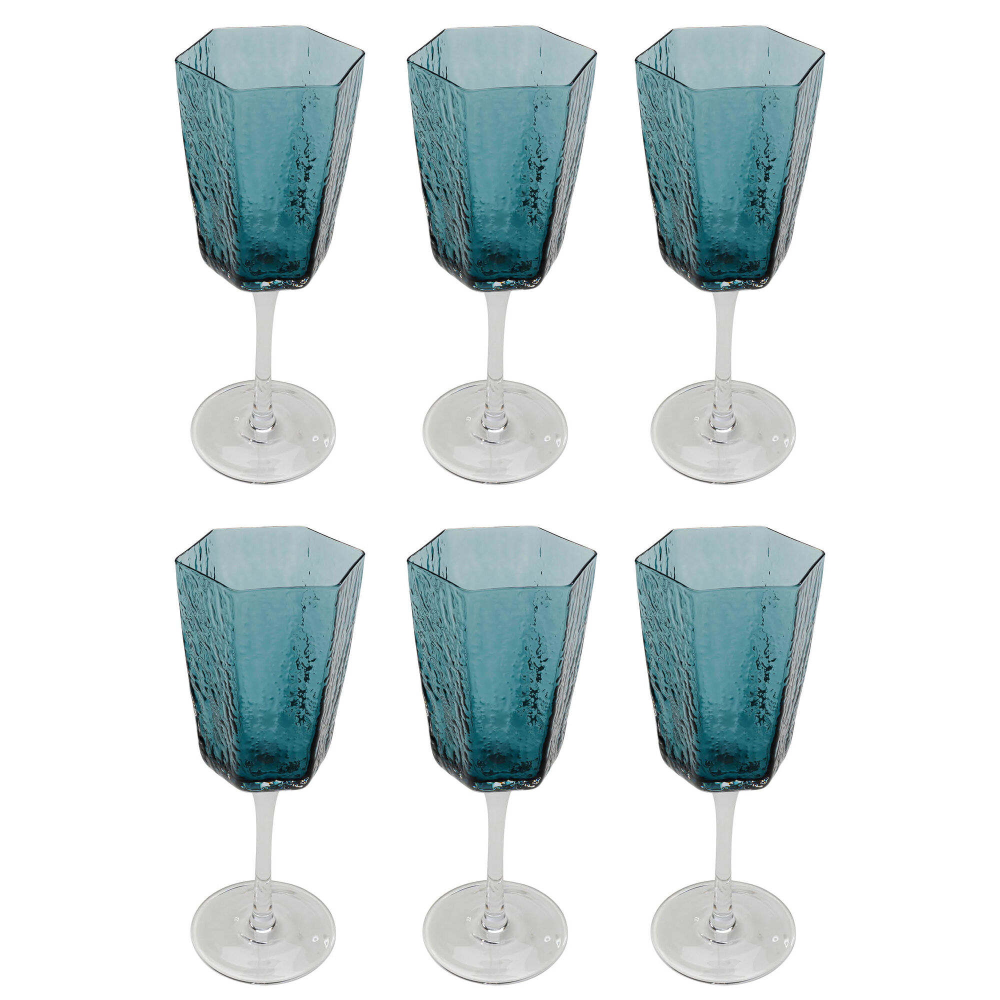 Weißweinglas Cascata Blau (6/tlg.) – Grafik-1.