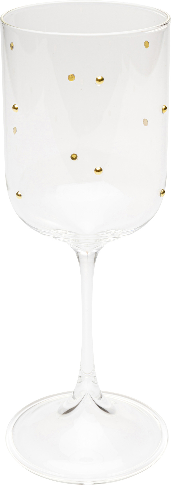 Weißweinglas Glam Dots Gold 22cm