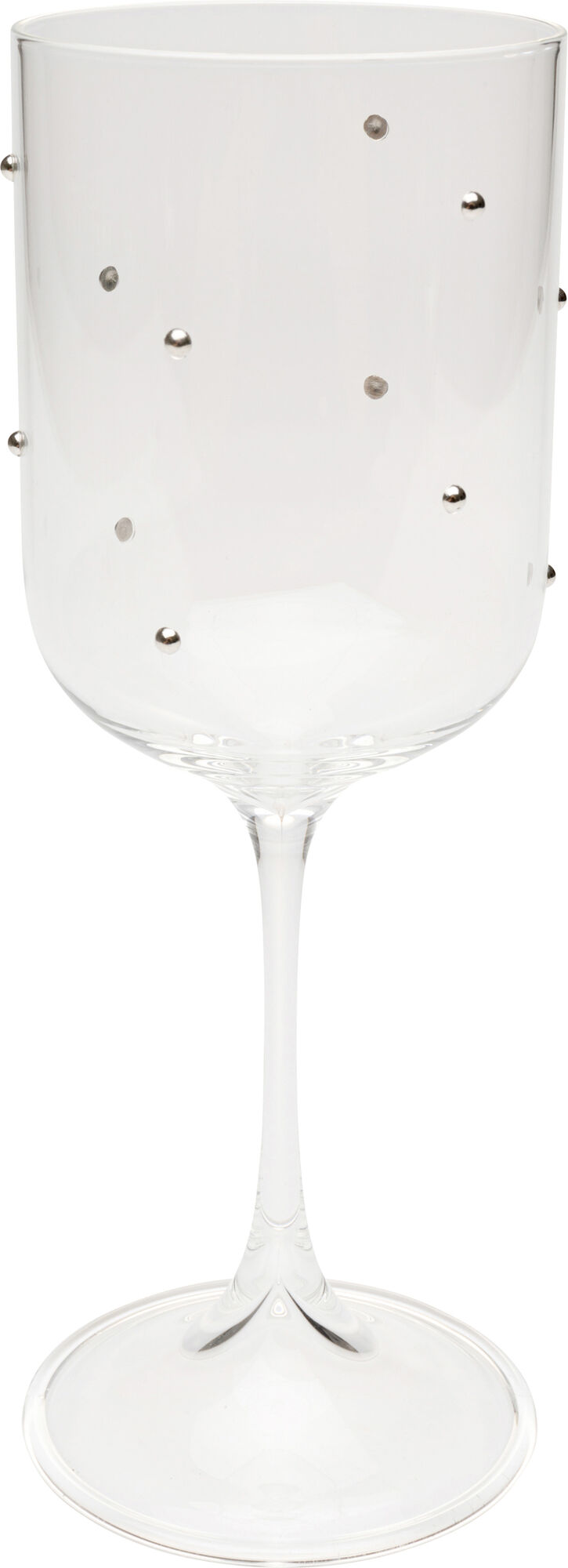 Weißweinglas Glam Dots Silber 22cm – Grafik-1.