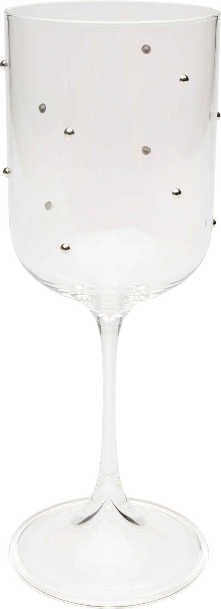 Weißweinglas Glam Dots Silber 22cm