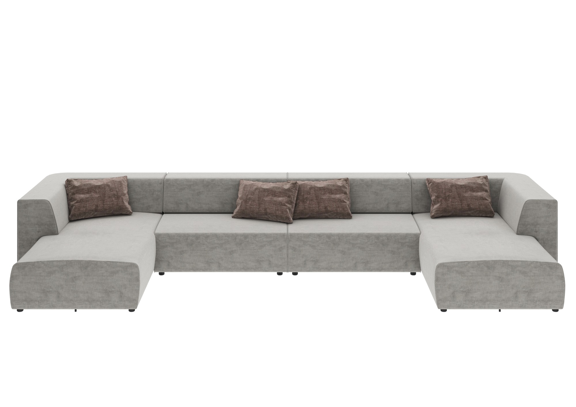 Wohnlandschaft Infinity Malibu Grau – Grafik-1.