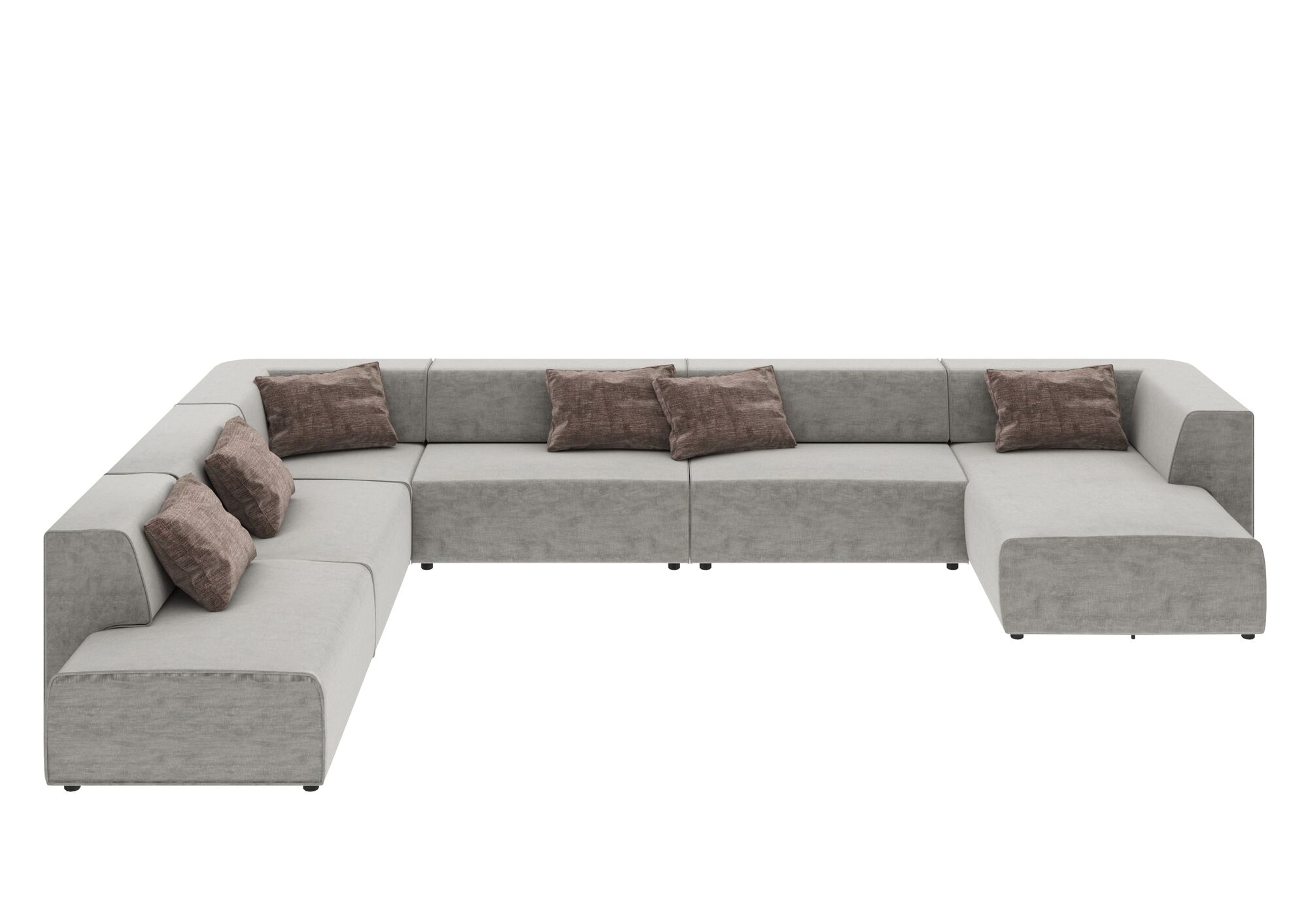 Wohnlandschaft Infinity Miami Grau – Grafik-1.