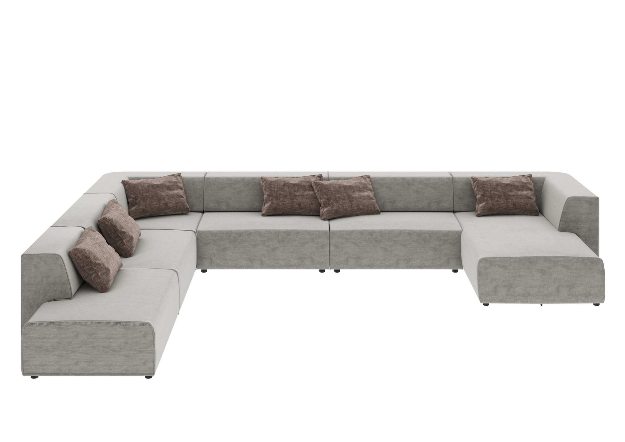 Wohnlandschaft Infinity Miami Grau – Grafik-1.
